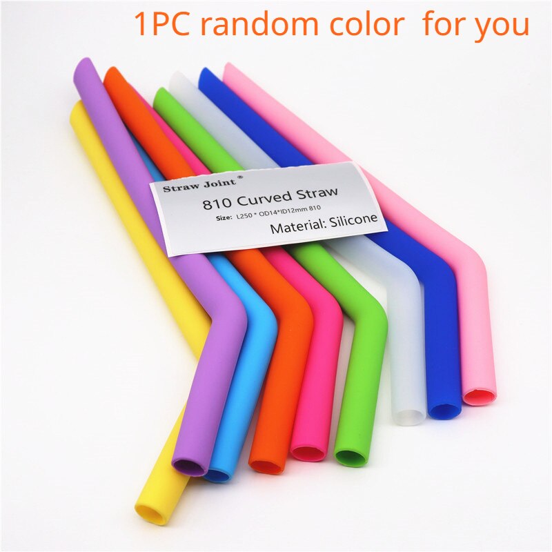 1set BB Billet Box Flat Mouth Silicone Straw Straw Joint
