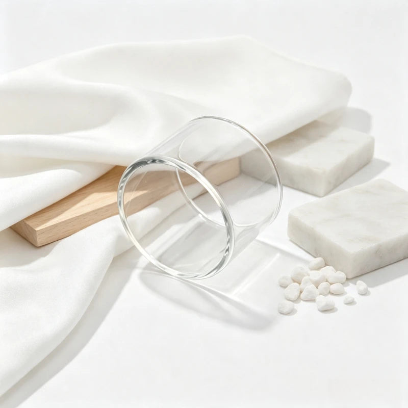 Thick‑Wall Borosilicate Glass Drinking Straw OD22 Straight Hollow Reusable Decor Accessories.