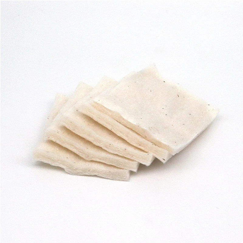 1bag Organic 100% Cotton Soft Pad 180 Sheets 50x60mm Clean Cotton
