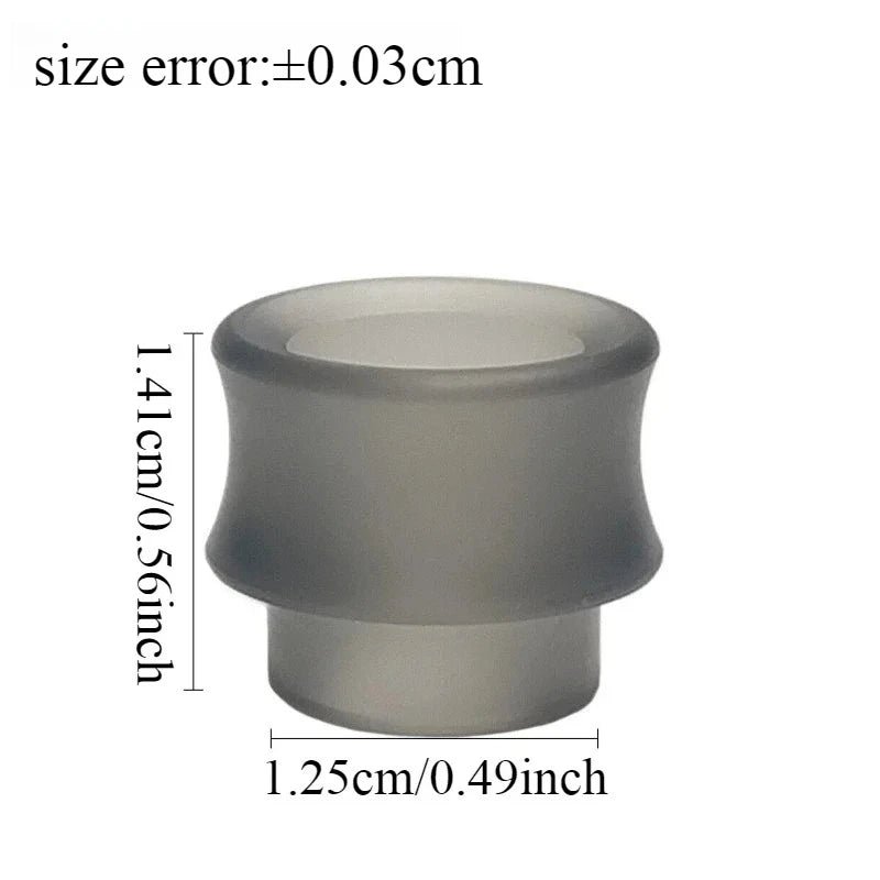 1PC 810 Unbound Small Waist Drip Nozzle Acrylic Resin Rubber ring-free Straw Joint