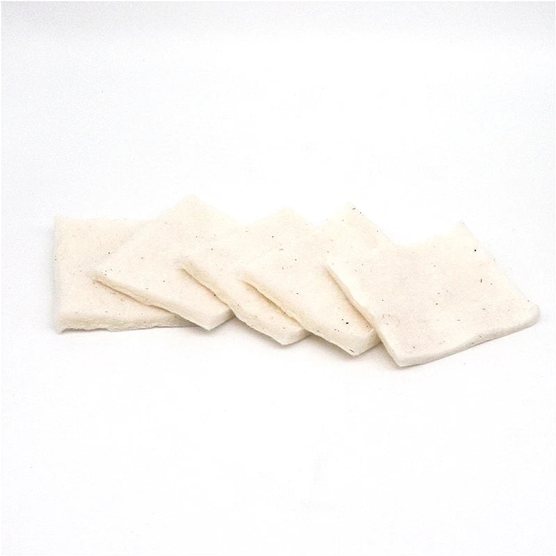 1bag Organic 100% Cotton Soft Pad 180 Sheets 50x60mm Clean Cotton