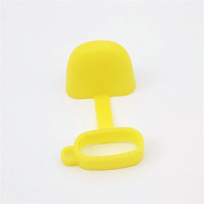 10PCS Silicone Protective Cover with Integrated Dust Cap Flat Mouth Dust Cap Accessories