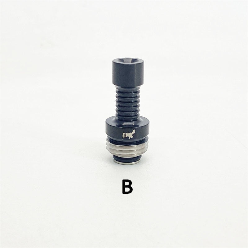 1PCS 510 Stainless Steel EMC Billet Box BB Interface Pipette Connector Straw Joint