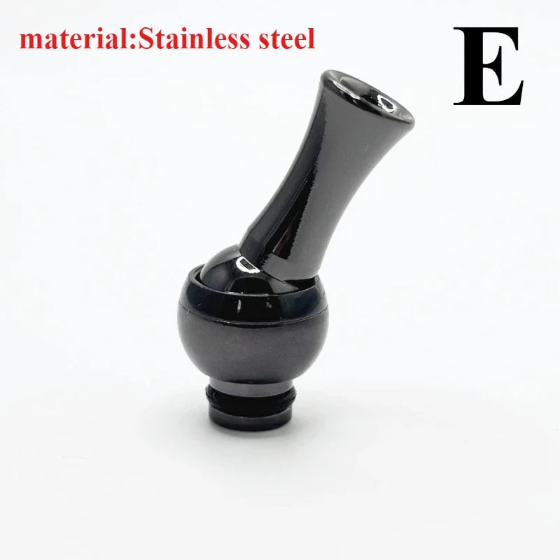 1PC 510 Stainless Steel Rotatable 360 Degrees Mouthpiece Straw Joint