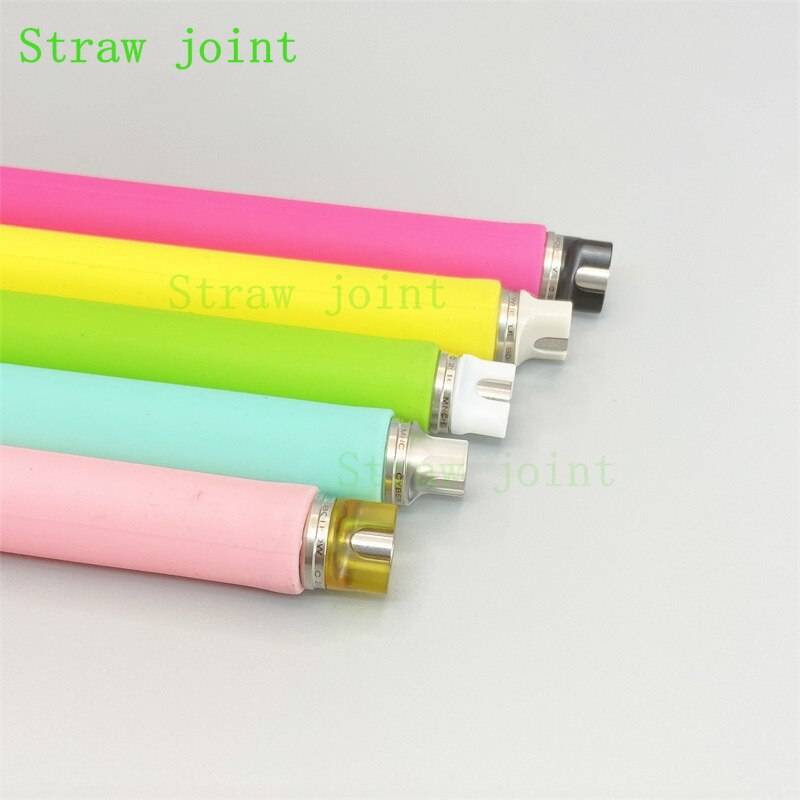 1set BB Billet Box Flat Mouth Silicone Straw Straw Joint