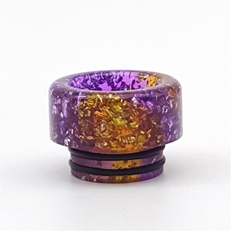 1PC Drip Tip 810 Resin Glitter Wide Bore Straw Joint