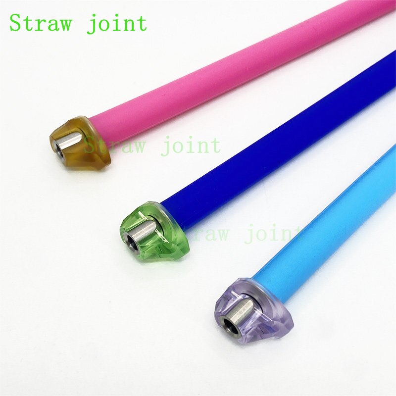 1pcs 510 Stainless Steel Plastic BB Billet Quick-folding Connector Straw Joint