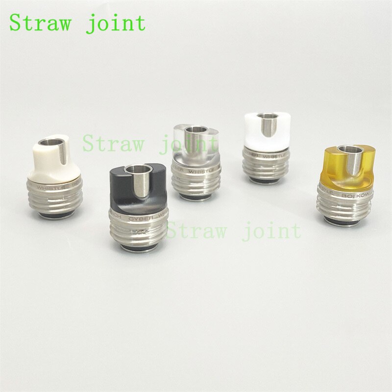 1set BB Billet Box Flat Mouth Silicone Straw Straw Joint