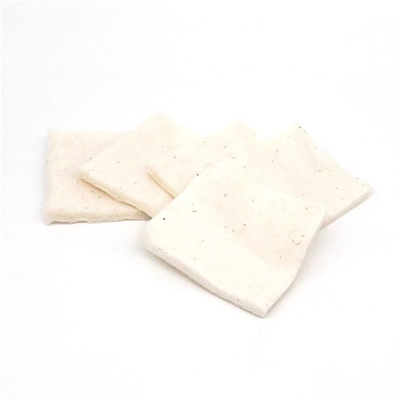 1bag Organic 100% Cotton Soft Pad 180 Sheets 50x60mm Clean Cotton