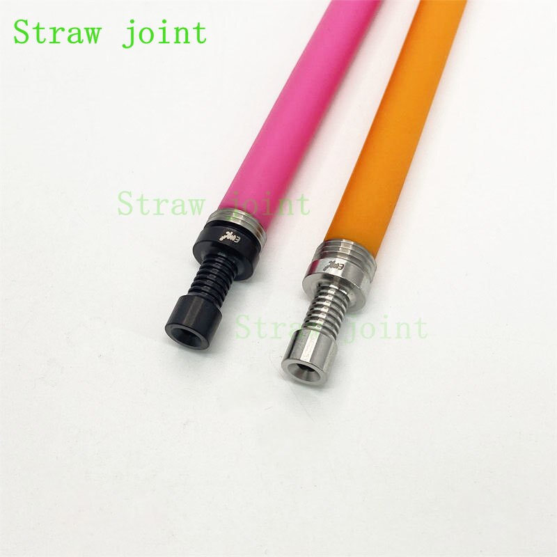 1PCS 510 Stainless Steel EMC Billet Box BB Interface Pipette Connector Straw Joint