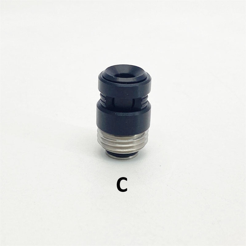 1PCS 510 316 Stainless Steel/peek/PEI/POM/PC PRC Quantum Shift Billet Box BB Interface Pipette Connector Straw Joint