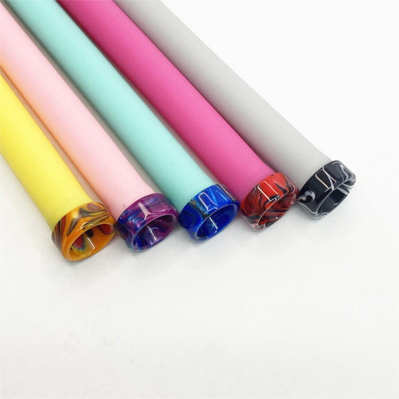 10PCS 810 Resin Random Color Straw Joint