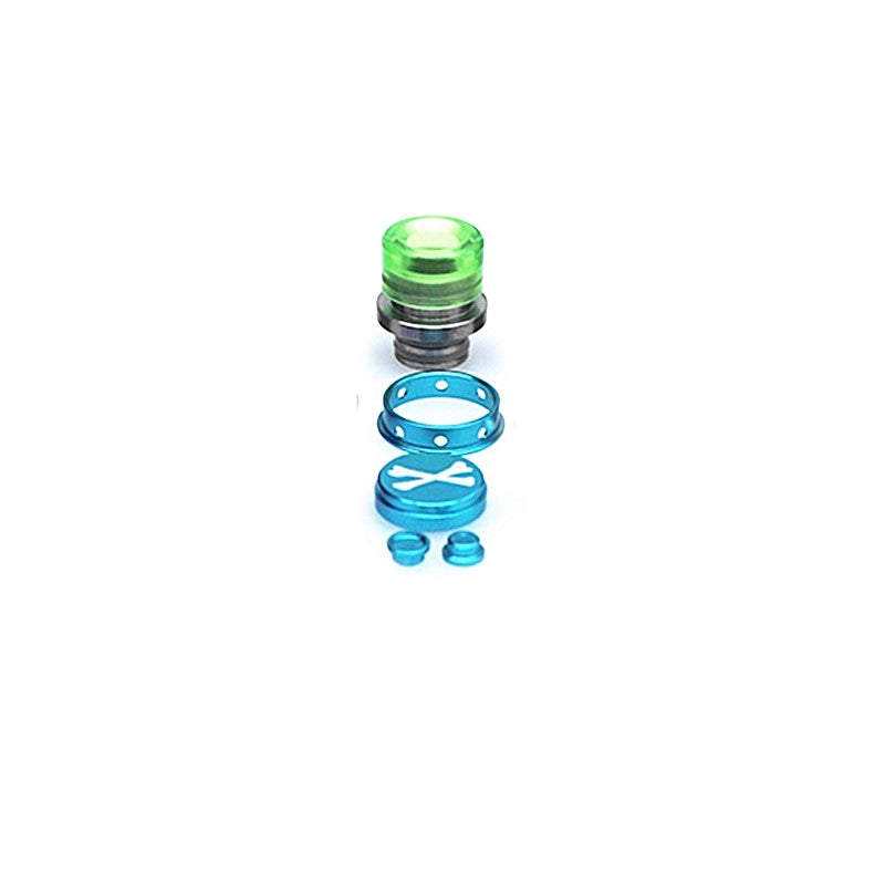 510/BB wide mouth Intergrated stainless steel and acrylic/510 DRIP TIP With Button set XBONE Colorful Aluminum DRIPTIPS Straw Joint