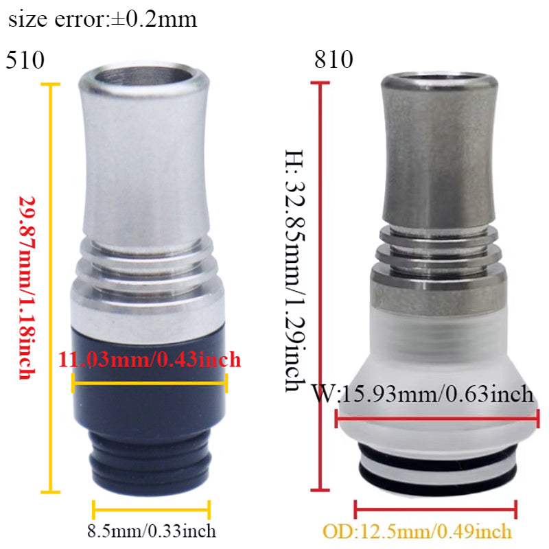 1PC 510 810 9holes Shunt anti-spitting oil Stainless Steel Plastic Combination Straw Joint