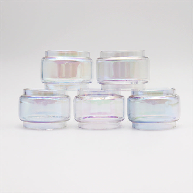5PCS Micro rainbow Bubble glass tube for sky solo/BERSERKER MINI V2/Hastur MTL Mini RTA/Skrr/Skrr-s/Luxe S kit/Luxe kit/LUXE II 220W kit/sky solo plus/GEN KIT/GEN S 220w KIT/NRG tank/NRG-S