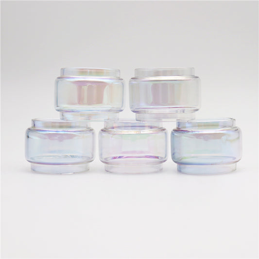 5PCS Micro rainbow Bubble glass tube for sky solo/BERSERKER MINI V2/Hastur MTL Mini RTA/Skrr/Skrr-s/Luxe S kit/Luxe kit/LUXE II 220W kit/sky solo plus/GEN KIT/GEN S 220w KIT/NRG tank/NRG-S