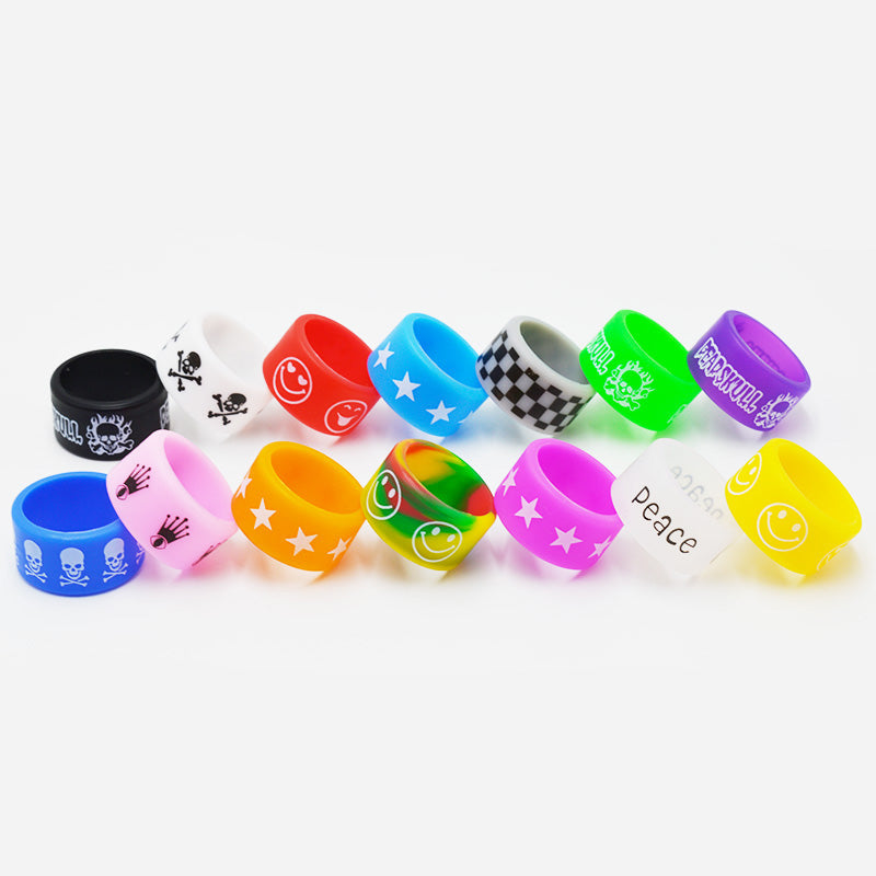 Straw Joint Round O Shape Ring 22*12mm Protective Sleeve for Bulb Glass Random Color 1Pcs