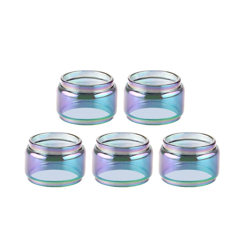 5Pcs Bulb Fatboy BUBBLE GLASS TUBE Inside DiameterID16,ID19,ID21,ID22,ID23,ID24,ID25mm Rainbow