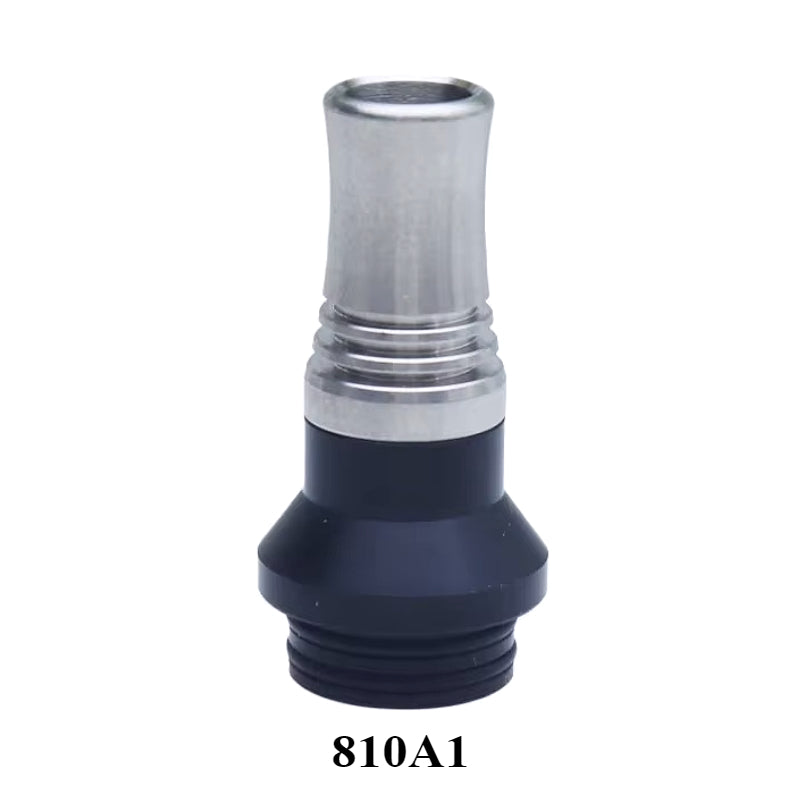 1PC 510 810 9holes Shunt anti-spitting oil Stainless Steel Plastic Combination Straw Joint