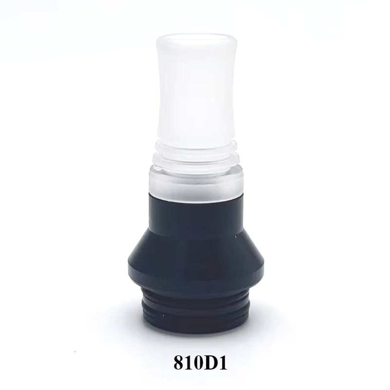 1PC 510 810 9holes Shunt anti-spitting oil Stainless Steel Plastic Combination Straw Joint