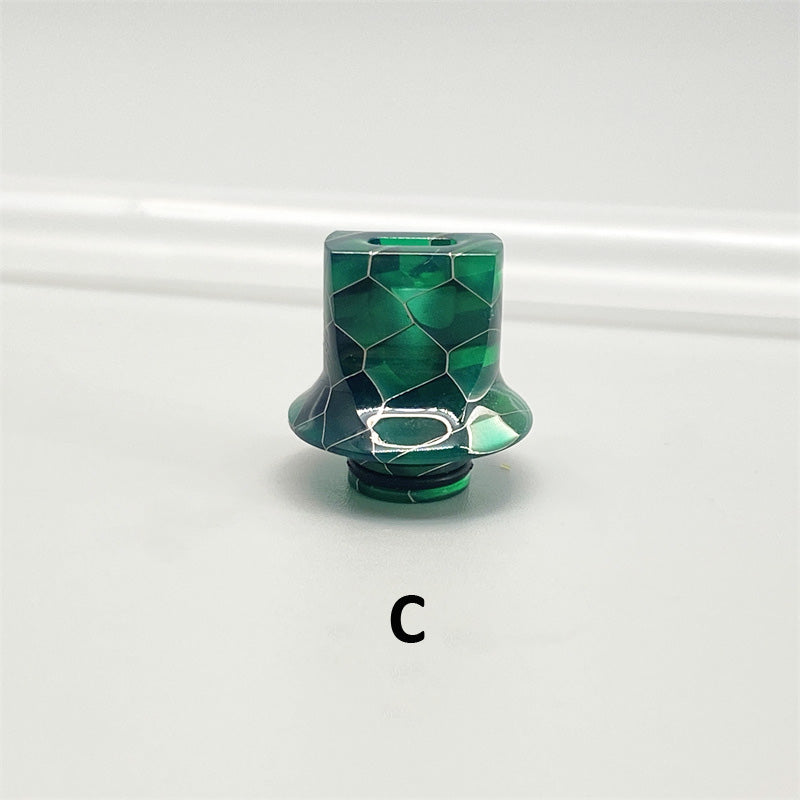 1PCS 510 Resin Flat Mouth Straw Joint