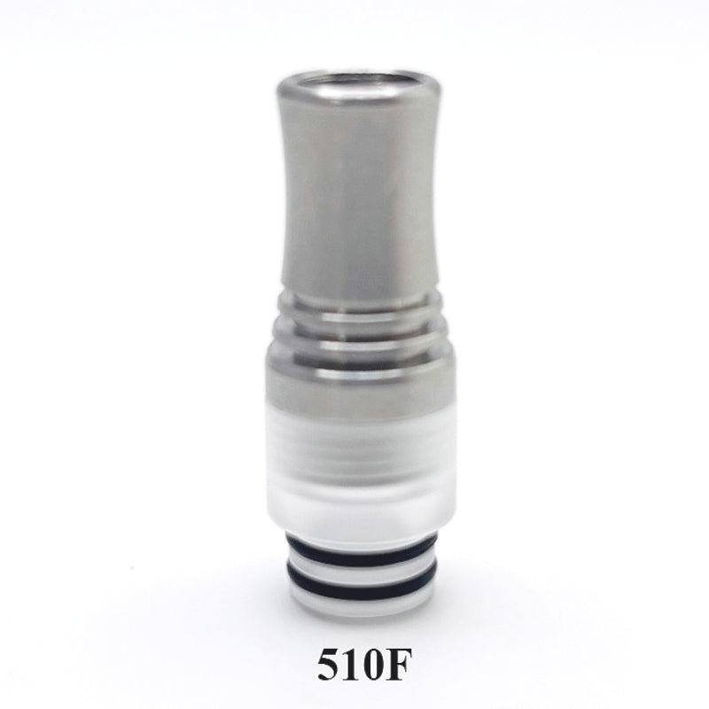 1PC 510 810 9holes Shunt anti-spitting oil Stainless Steel Plastic Combination Straw Joint