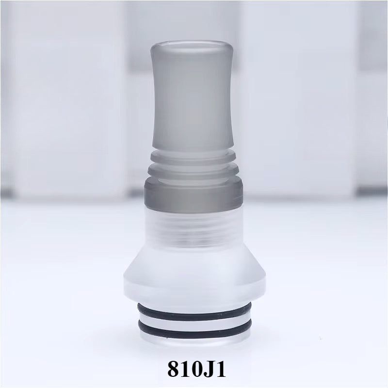 1PC 510 810 9holes Shunt anti-spitting oil Stainless Steel Plastic Combination Straw Joint