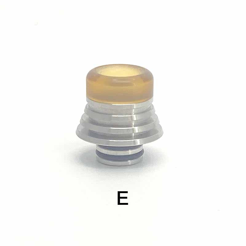 1PCS 510 810 Tower Stainless Steel + Resin Straw Joint