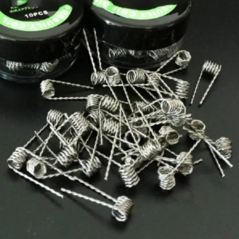 Straw Joint Fused Clapton Coils Alien Premade Coil Heating Resistance Heating Wire Accessory 1Box