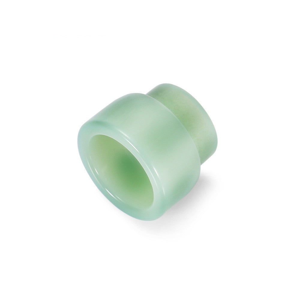 1PCS 810 Without Sealing Ring Imitation Jade Glass Straw Joint