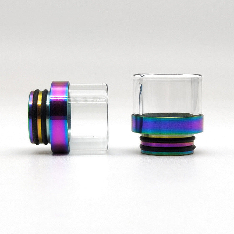 1PCS 810 Anti Frying Oil with Filter Screen Stainless steel + glass Multi Material Interface Straw Joint