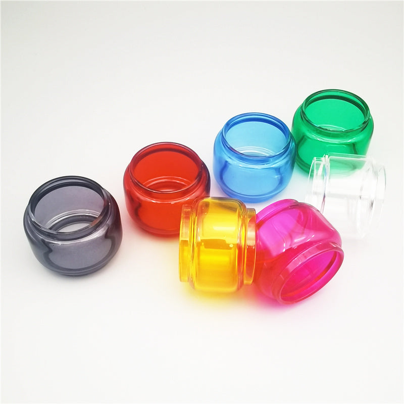 7PCS Bubble Colour glass tube for TFV12 prince cobra edition/TFV12 PRINCE/TF-RTA G4 Sub Ohm Tank/Stick Prince kit/E-Priv/X-Priv KIT/T-Priv 3/mesh 24 RTA