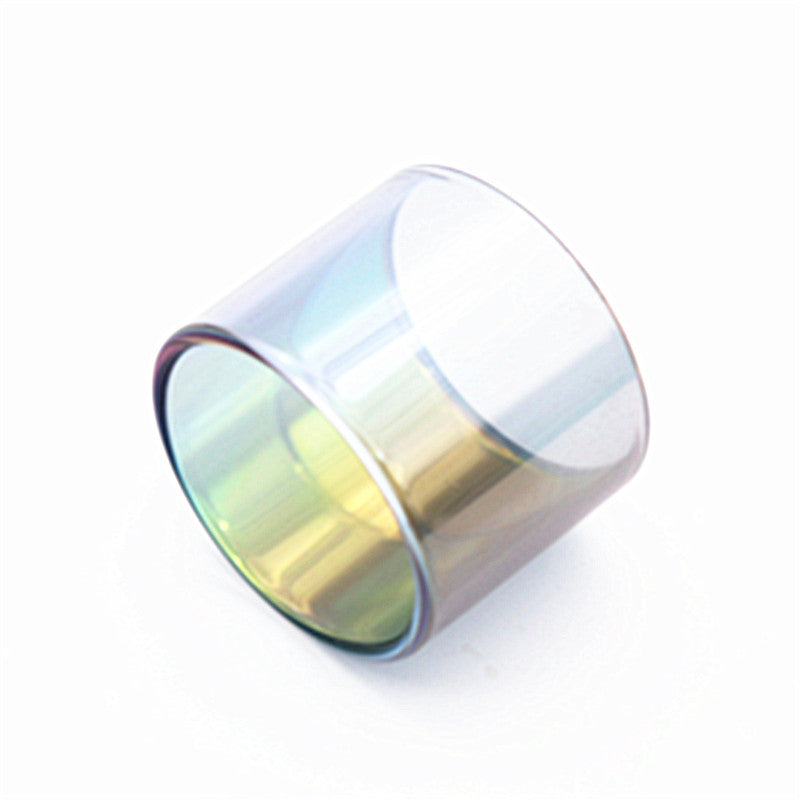 5PCS Translucent rainbow Straight Glass TUBE For Dead Rabbit 3