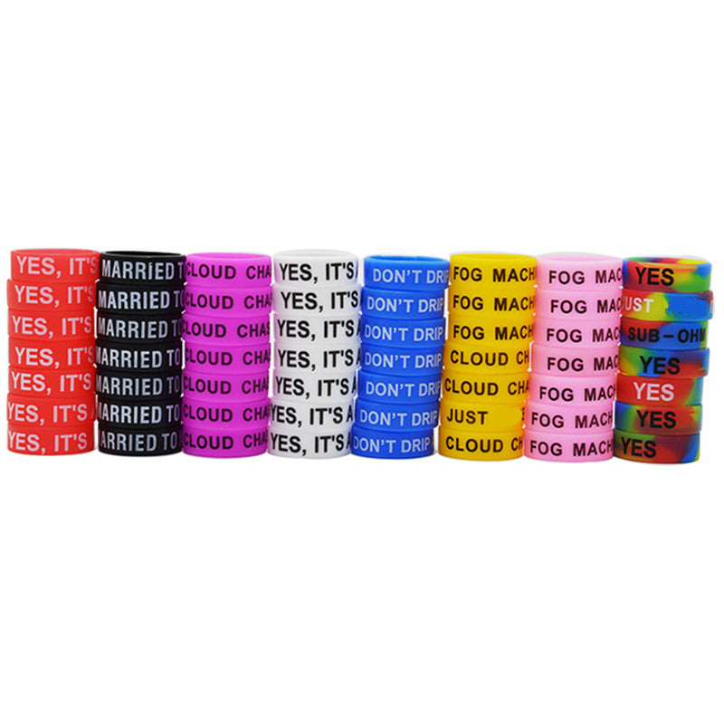 Straw Joint Silicone Ring 22*7mm Protective Sleeve for Mechanical Mod Random Color 1Pcs