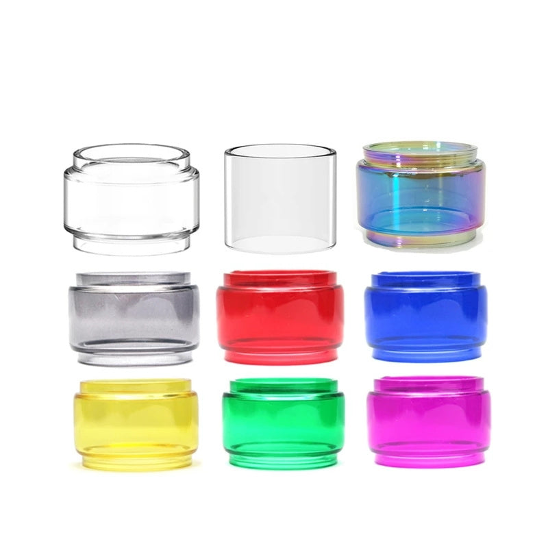 7PCS Bubble Colour glass tube for Zeus X RTA/Zeus X  mesh RTA/zeus Sub Ohm Tank/Zeus Dual/ZX RTA/ZX II RTA/Z SUB-OHM TANK/L200 S100/Skrr Tank/Skrr-s Tank/Luxe S KiT/Luxe KIT/LUXE II 220W kit/sky solo plus/NRG Tank/NRG-S/GEN KIT/GEN S kit/Voluna V2