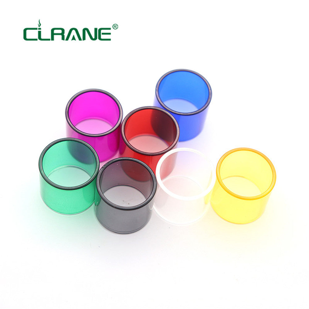 7PCS Straight Seven colors Glass TUBE For tfv12