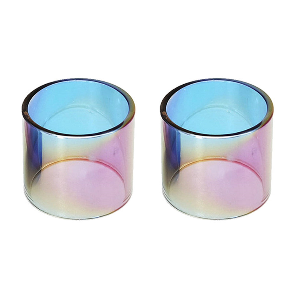 5PCS Straight Rainbow Glass TUBE For Stick Prince Baby Kit/pen 22/Pen 22 Light Edition/tfv8 baby(Standard Edition)/tfv12 baby prince/brit one/brit mini Flavor/brit one mini kit/Alien 220W KIT/TFV8 BIG BABY