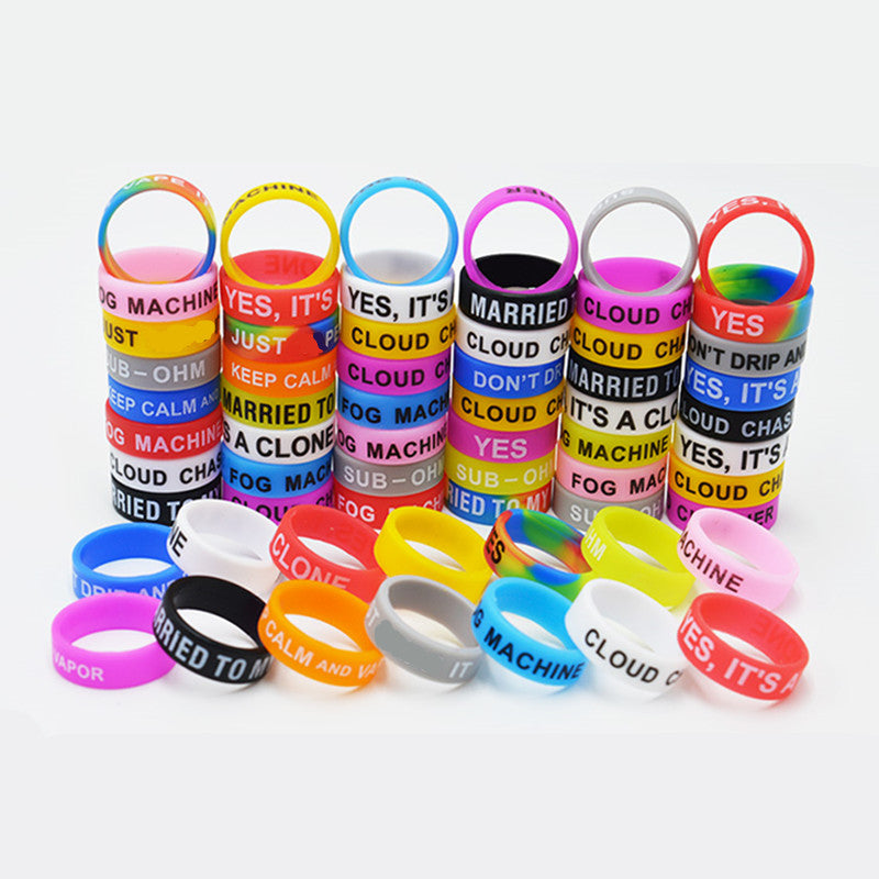 Straw Joint Silicone Ring 22*7mm Protective Sleeve for Mechanical Mod Random Color 1Pcs