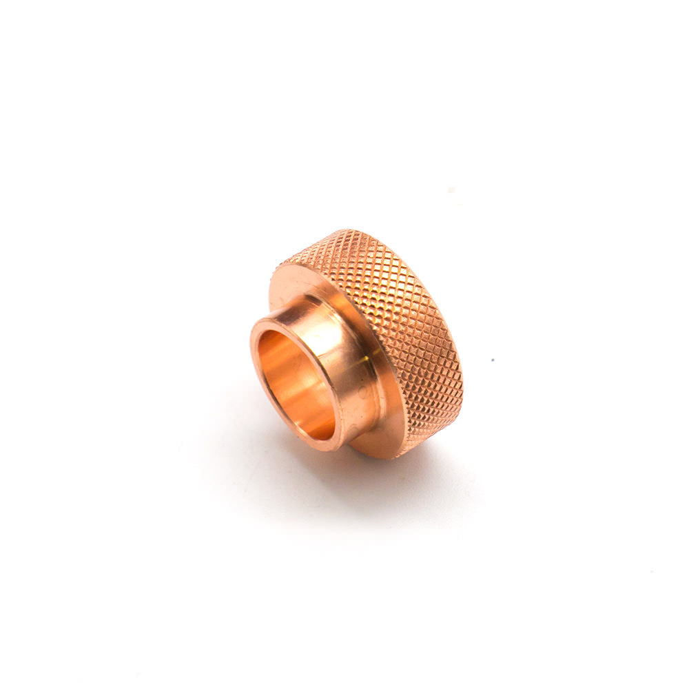 1PCS 810 Red Brass Knurled Tip Without Rubber Ring Stainless steel material