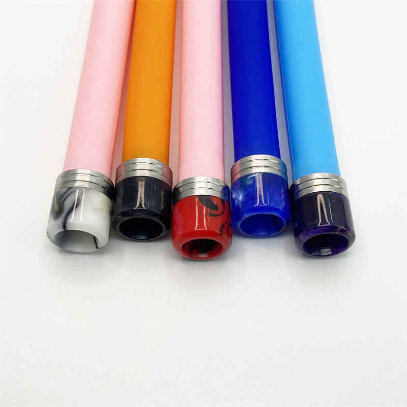 1PCS 510 Resin with Screen Anti-fry Oil Straw Joint Random Color