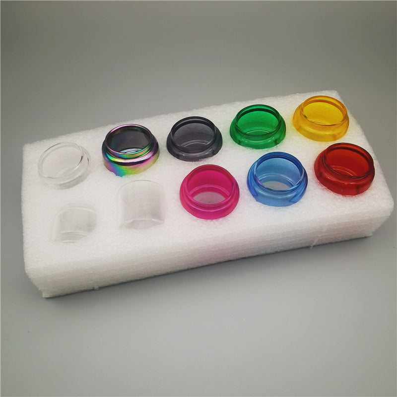 7PCS Bubble Colour glass tube for Zeus X RTA/Zeus X  mesh RTA/zeus Sub Ohm Tank/Zeus Dual/ZX RTA/ZX II RTA/Z SUB-OHM TANK/L200 S100/Skrr Tank/Skrr-s Tank/Luxe S KiT/Luxe KIT/LUXE II 220W kit/sky solo plus/NRG Tank/NRG-S/GEN KIT/GEN S kit/Voluna V2