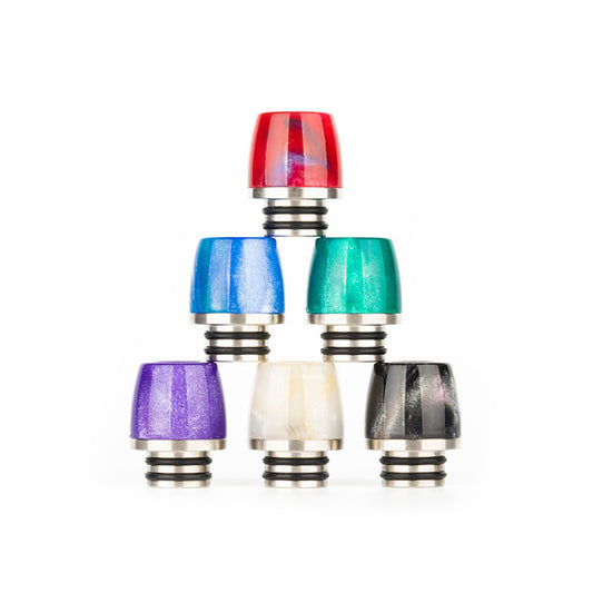 1PCS 510 Tip Stainless Steel + Resin Random Color Multi Material  Interface Straw Joint