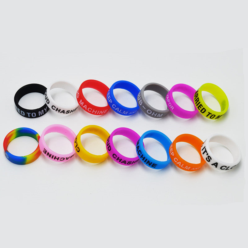 Straw Joint Silicone Ring 22*7mm Protective Sleeve for Mechanical Mod Random Color 1Pcs