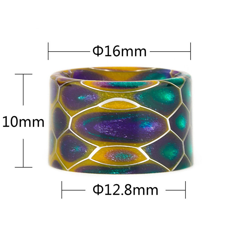 1PCS TFV16 TFV18 Special Interface Snakeskin Resin Straw Joint