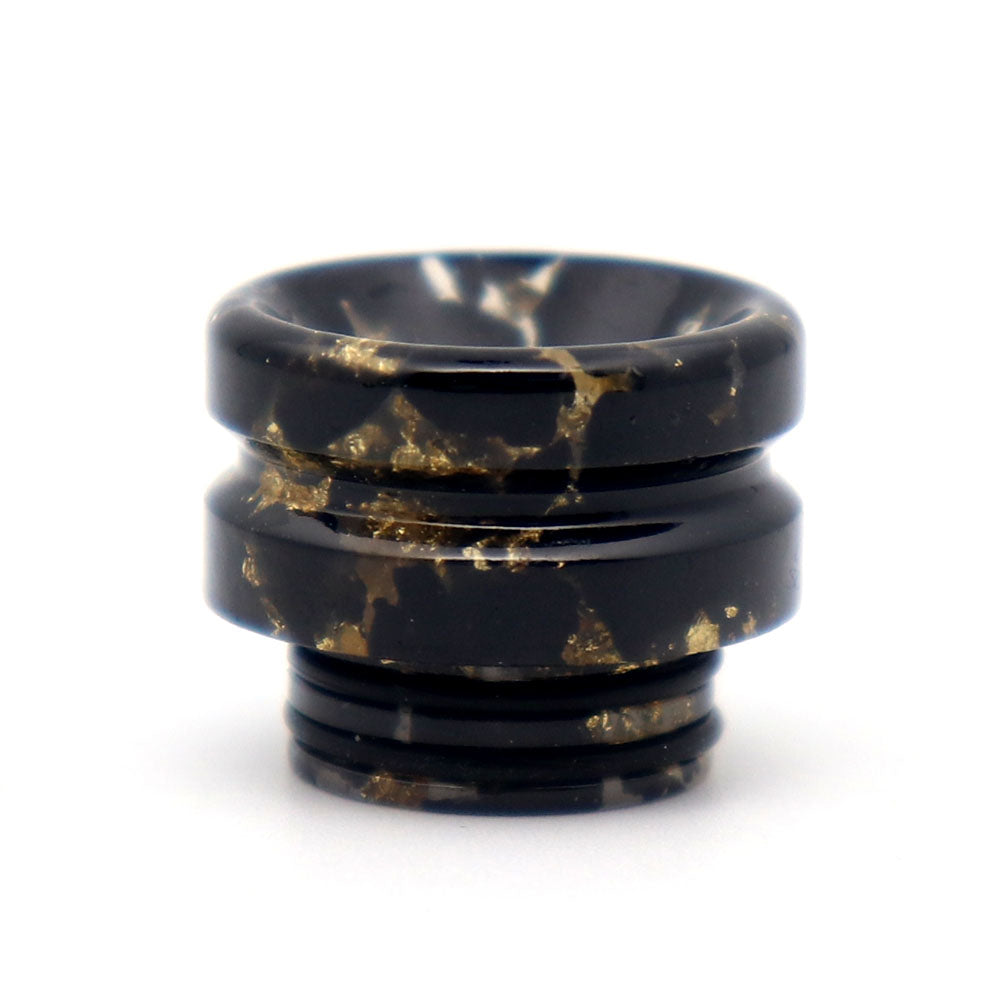 2PCS 810 Bamboo Spotsblack Back Resin Straw Joint