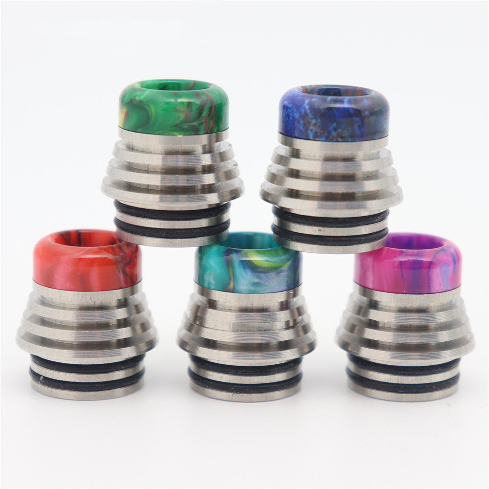 1PCS 810 Stainless Steel + Resin Tower Multi Material  Interface Straw Joint