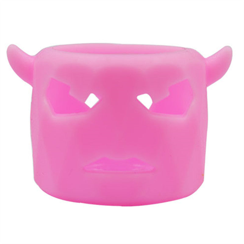 Straw Joint Oxhead Silicone Protective Sleeve 25mm*26mm for Bubble Glass Tube Mechanical Mod 1Pcs