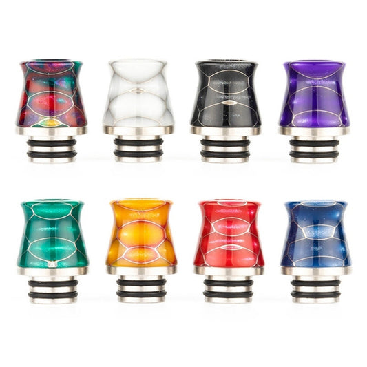 1PCS 510 Stainless Steel + Resin Small Waist Multi Material  Interface Straw Joint