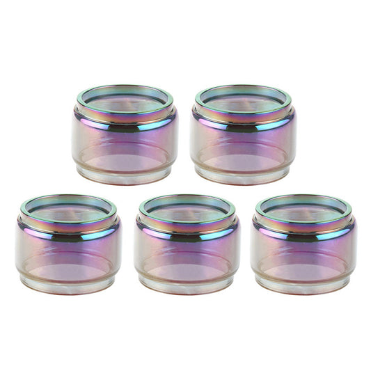 5PCS Rainbow bubble glass tube for Spirals plus/Stick Prince Baby Kit/pen 22/Pen 22 Light Edition/pen 22 V2/tfv8 baby/tfv12 baby prince/brit one/brit mini Flavor/brit one mini kit/Alien 220W KIT/Spirals