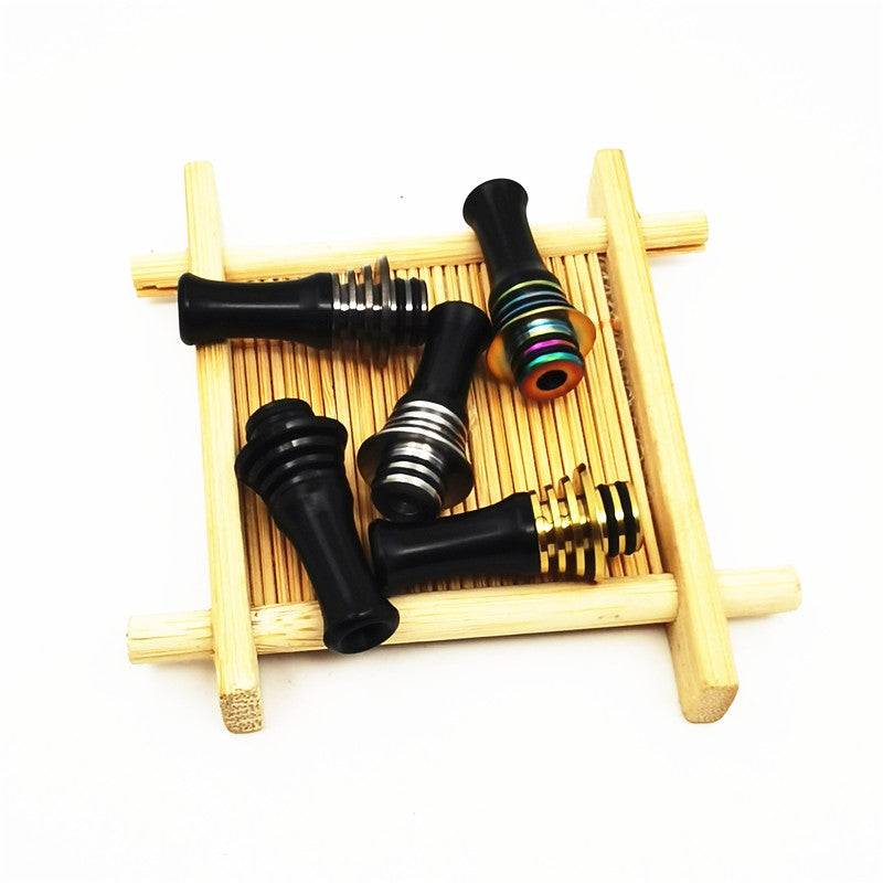 1PCS 510 Stainless Steel + POM Multi Material Interface Straw Joint